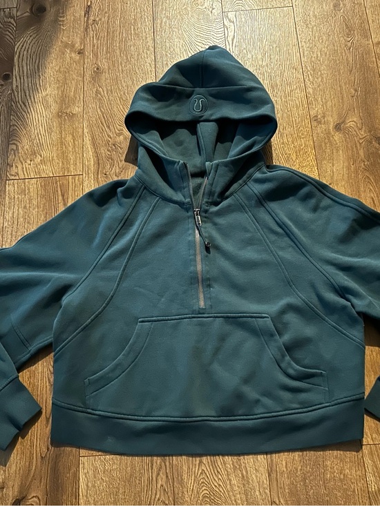 lululemon athletica Tops - lululemon athletica women’s teal scuba sweatshirt M/L